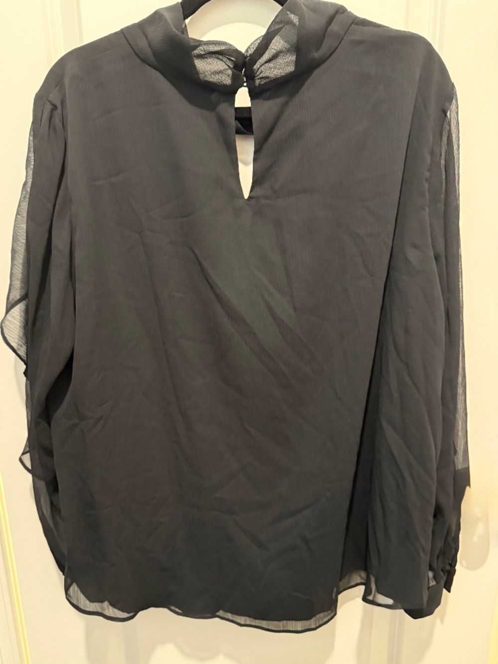 NWT THE LIMITED CHIFFON RUFFLED BLOUSE SIZE 2X